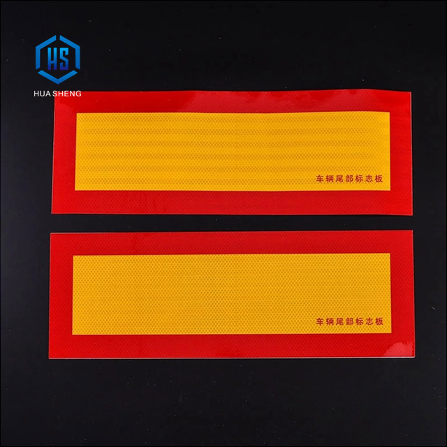 ПВХ-виниловая призматическая светоотражающая пленка для печати в рулоне для предупреждения